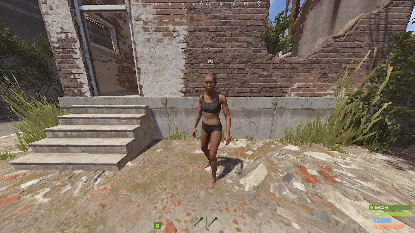 Rust scene without the overlay